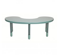 Angeles BaseLine Teacher / Kidney Table – Teal Green  with 24″ Legs & FREE SHIPPING